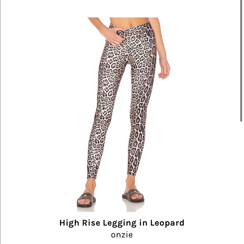 REVOLVE LEOPARD LEGGINGS